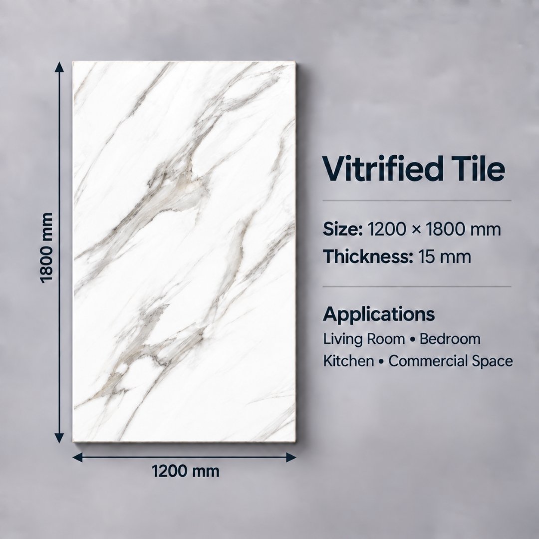 AL Aravliy White Marble & Stone Kitchen Tiles - My Home Studio